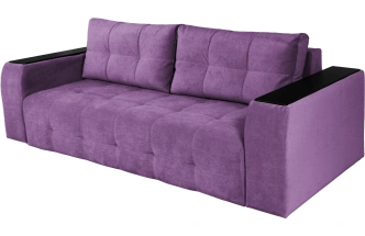 Диван прямой Бали 4, Tenerife italian plum, декор Венге