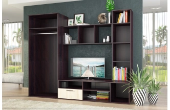 Стенка Мелани, Дуб феррара / Ясень шимо светлый