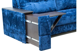 Диван прямой Атлант 2, Kioto denim, Венге