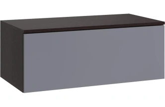 Шкаф навесной Роут 2, венге / графит софт