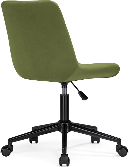Офисный стул Честер, на колесиках, светло-зеленый / черный