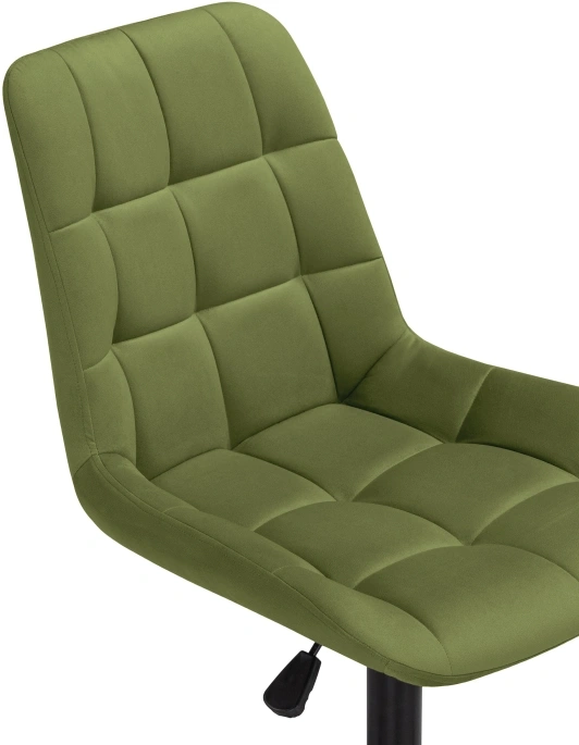 Офисный стул Честер, на колесиках, светло-зеленый / черный