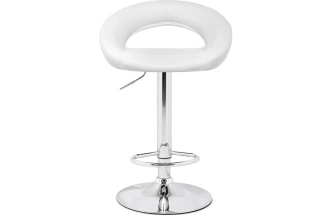 Барный стул Oazis, белый / хром