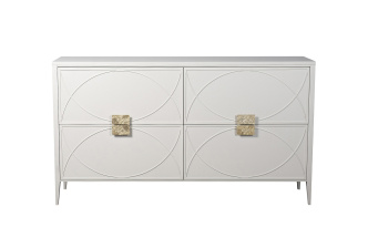 Комод 151SV-00006, с четырьмя ящиками, бежевый