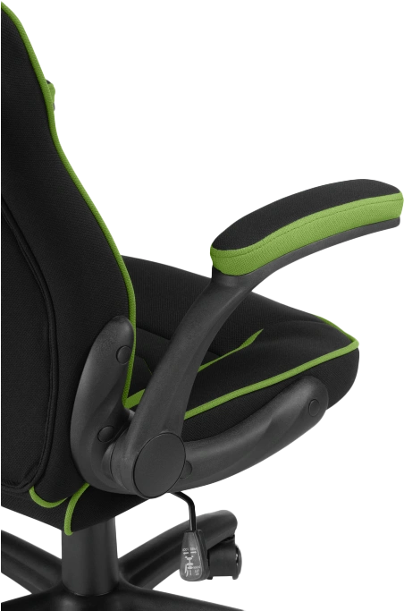 Игровое кресло Plast 1, green / black