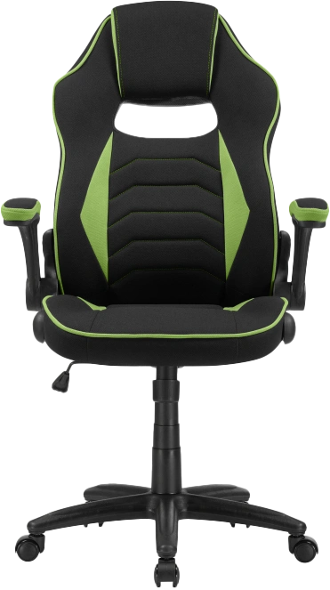Игровое кресло Plast 1, green / black