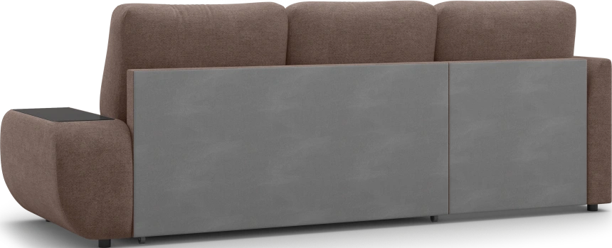 Диван угловой Консул, модель 074, левый, Danco 297 (шоколадный)