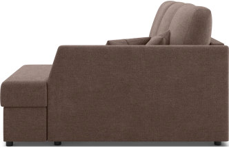 Диван угловой Консул, модель 074, левый, Danco 297 (шоколадный)