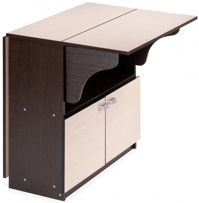 Стол-книжка Симоне, венге / дуб молочный