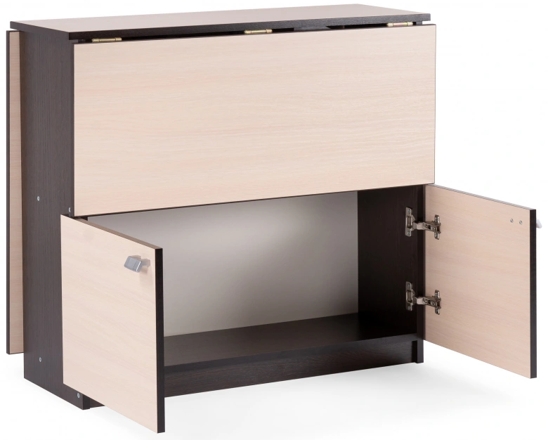 Стол-книжка Симоне, венге / дуб молочный