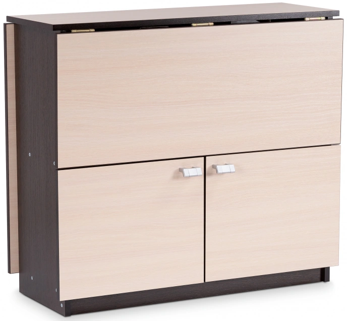 Стол-книжка Симоне, венге / дуб молочный