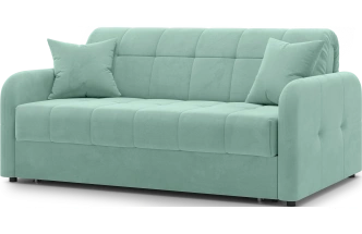 Диван прямой Гаспар 160, модель 045, Happy 690 (зелёный)