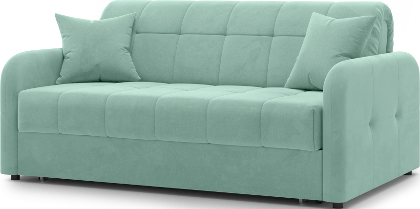 Диван прямой Гаспар 160, модель 045, Happy 690 (зелёный)