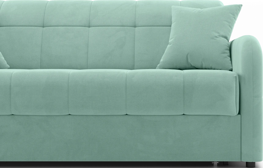 Диван прямой Гаспар 160, модель 045, Happy 690 (зелёный)