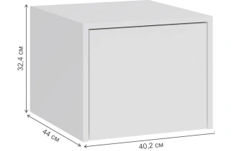 Шкаф навесной Роут 3, белый