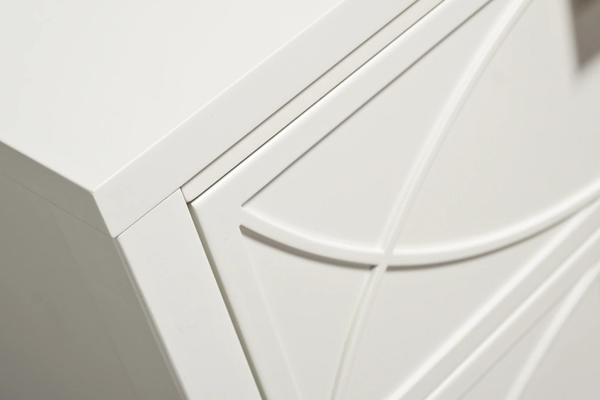 Тумба прикроватная 151SV-00007, с ящиками, бежевая