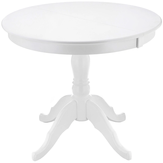 Кухонный раздвижной стол Лосон, 92(120)х92х78, белый