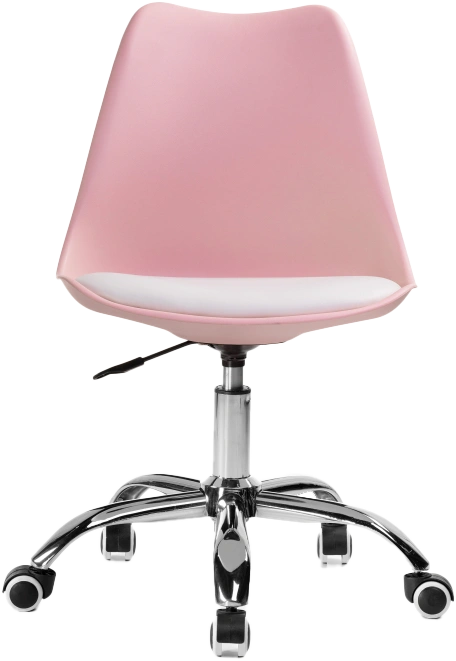 Компьютерное кресло Kolin, без подлокотников, pink / white