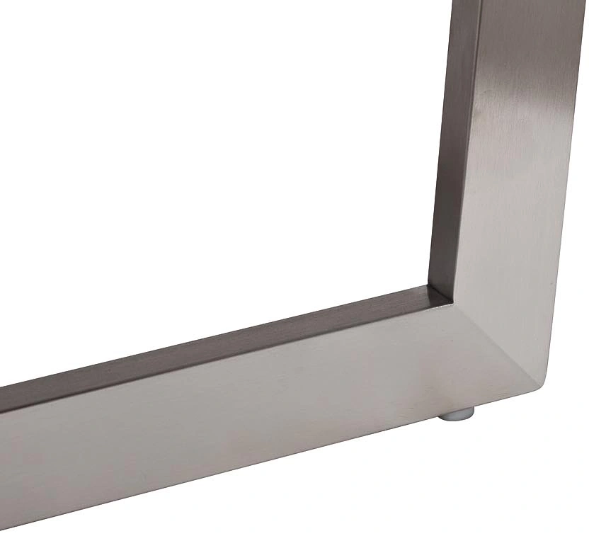 Журнальный стол Nero, 100x100x40.6, МДФ с полимерным покрытием, черный мрамор / хром