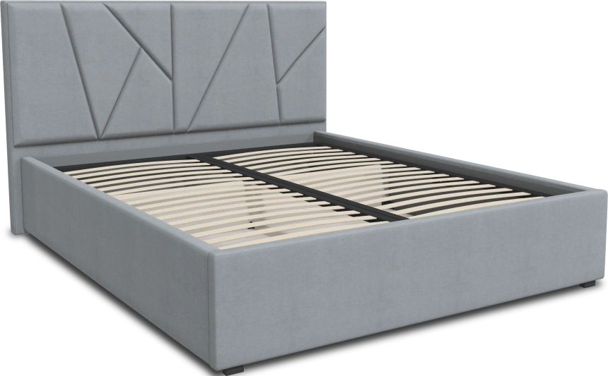 Кровать Рица 1, мягкая, полутораспальная, 140x200, Levis 08