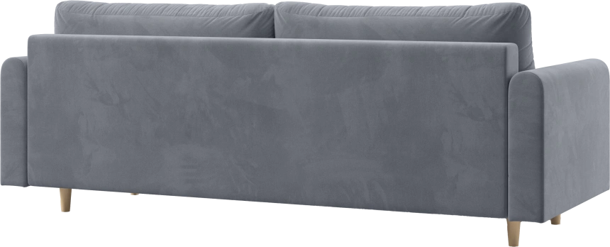 Диван прямой Барро, модель 056, Velutto 52 (светло-серый)