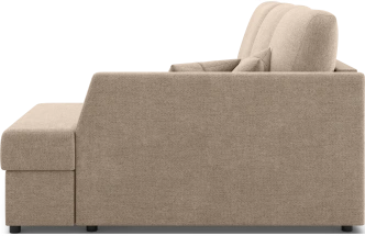 Диван угловой Консул, модель 074, левый, Danco 290 (коричневый)