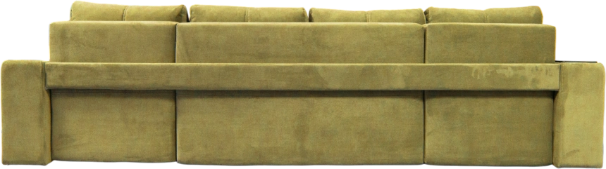 Диван прямой Остин 3, Tenerife curcuma, декор Венге