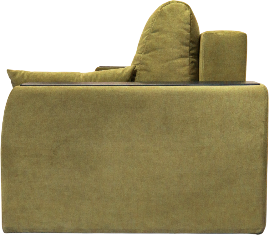 Диван прямой Остин 3, Tenerife curcuma, декор Венге