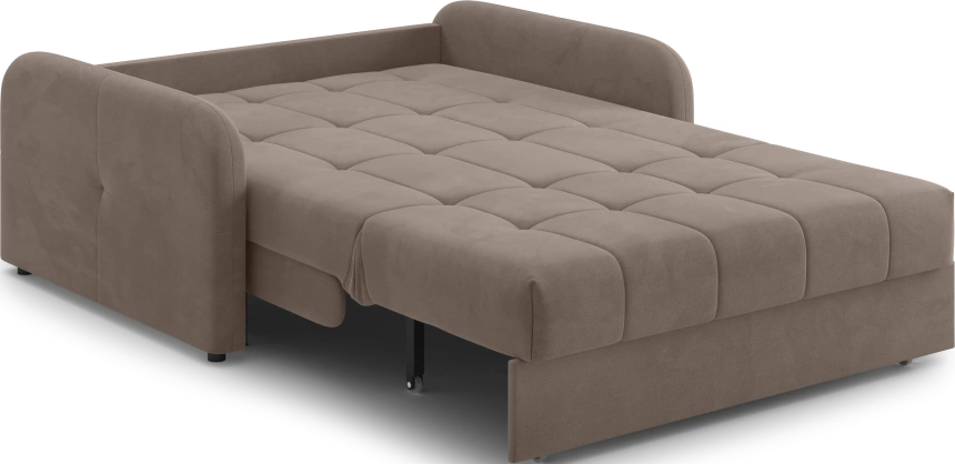 Диван прямой Гаспар 140, модель 045, Happy 233 (коричневый)