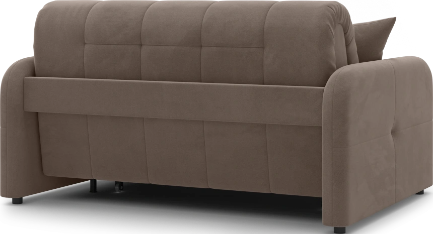 Диван прямой Гаспар 140, модель 045, Happy 233 (коричневый)