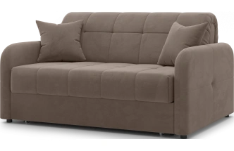 Диван прямой Гаспар 140, модель 045, Happy 233 (коричневый)