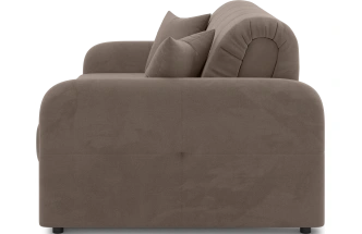 Диван прямой Гаспар 140, модель 045, Happy 233 (коричневый)