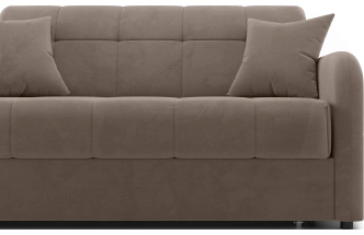 Диван прямой Гаспар 140, модель 045, Happy 233 (коричневый)