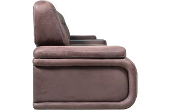 Диван модульный Арт-18, ткань Софа 18, нить контрастная, декор дуб серый, бар справа