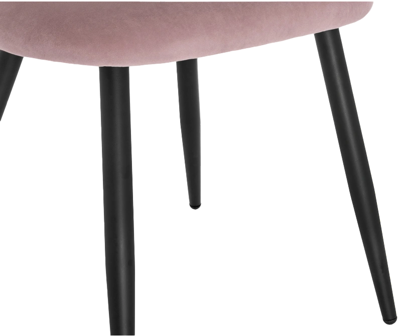 Стул Gabi 1, мягкий, light purple / black