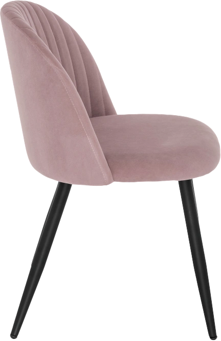 Стул Gabi 1, мягкий, light purple / black