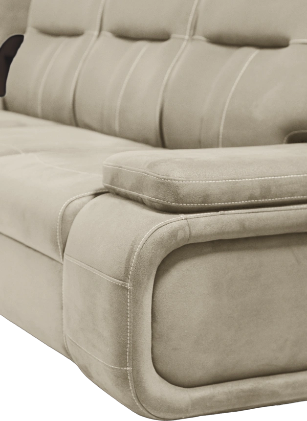 Диван модульный Арт-18, ткань Софа 04, декор Венге Аруба, бар слева 