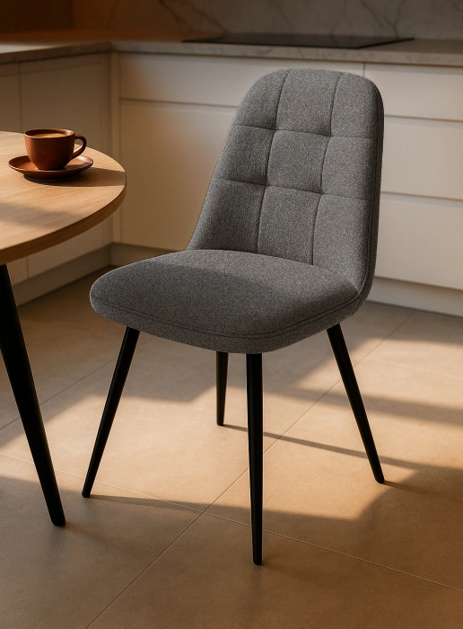 Стул Texas 1, поворотный 360, светло-серый / черный