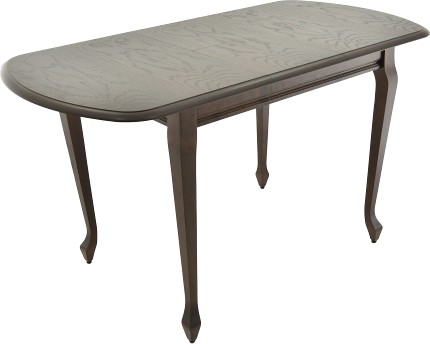 Кухонный стол Прага, 110, орех темный, каркас орех темный