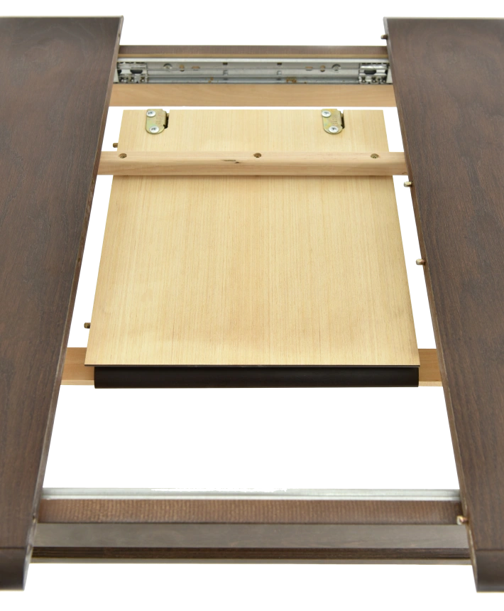 Кухонный стол Прага, 110, орех темный, каркас орех темный