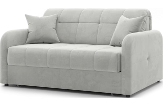 Диван прямой Гаспар 140, модель 045, Happy 900 (светло-серый)