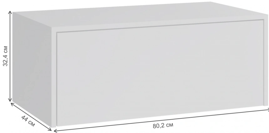 Шкаф навесной Роут 4, белый