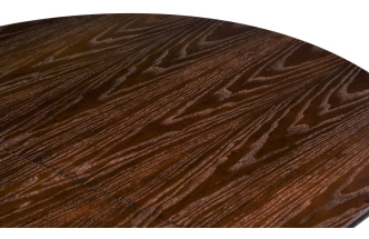 Кухонный раздвижной стол Сайрус, 120(160)х84х76, орех темный