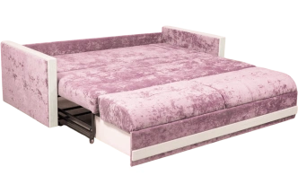 Диван прямой Адель 2, Краш 28, декор Рамух белый