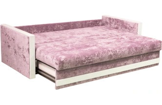 Диван прямой Адель 2, Краш 28, декор Рамух белый