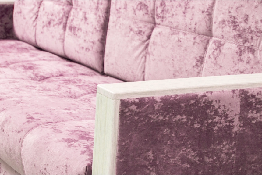 Диван прямой Адель 2, Краш 28, декор Рамух белый