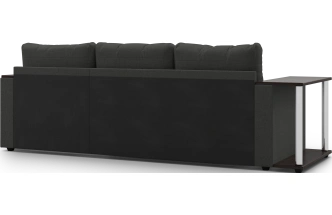 Диван угловой Атланта, модель 110, Savana Grey (серый) / венге