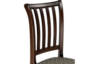 Деревянный стул Фрезино, лоди карамель / орех темный