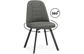 Стул Texas 2, поворотный 360, серый / черный