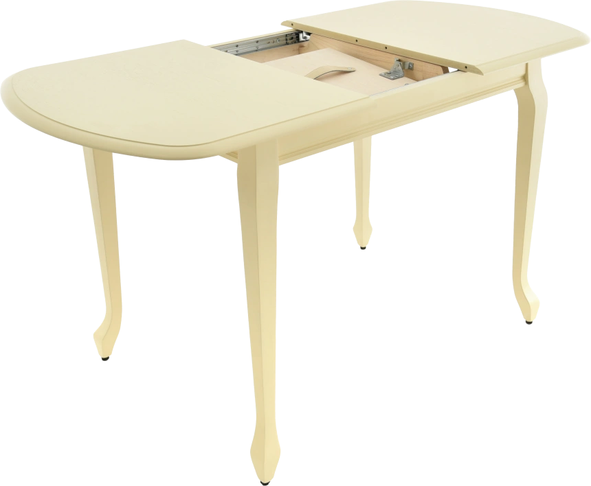 Кухонный стол Прага, 110, слоновая кость, каркас слоновая кость